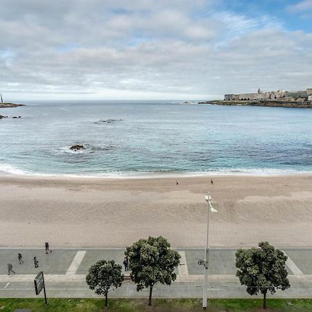 Apartamento En Primera Linea De Playa Riazor А-Корунья Екстер'єр фото