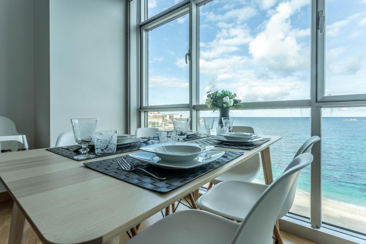 Apartamento En Primera Linea De Playa Riazor А-Корунья Екстер'єр фото